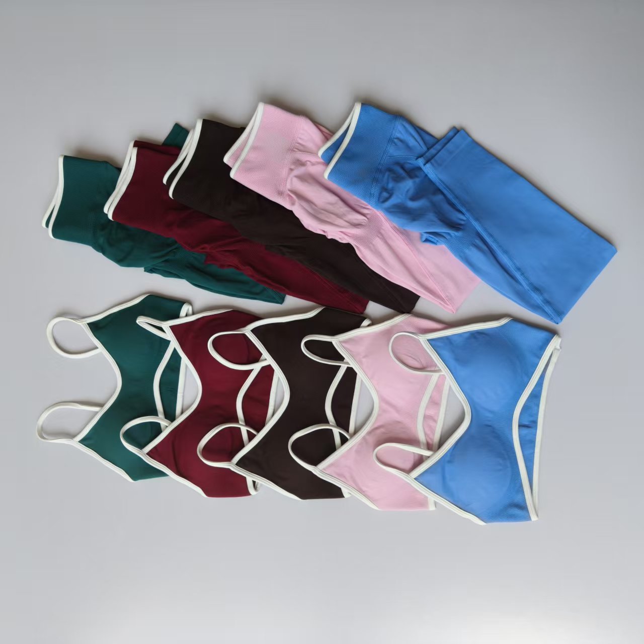 Seamless 2PCS Legging Sets Wom - огляд і ціна Sports Bra Racerback
