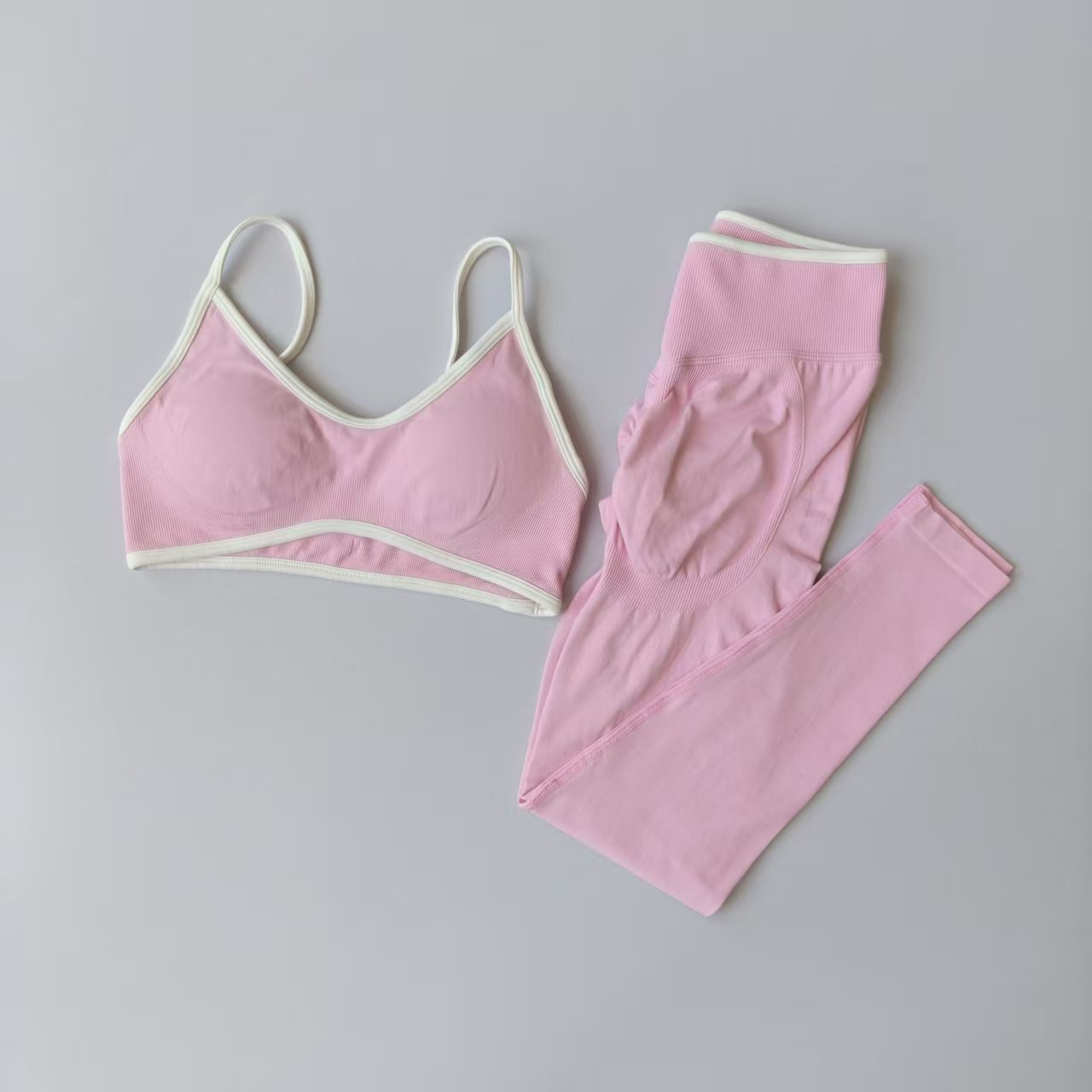 Seamless 2PCS Legging Sets Wom - огляд і ціна Sports Bra Racerback