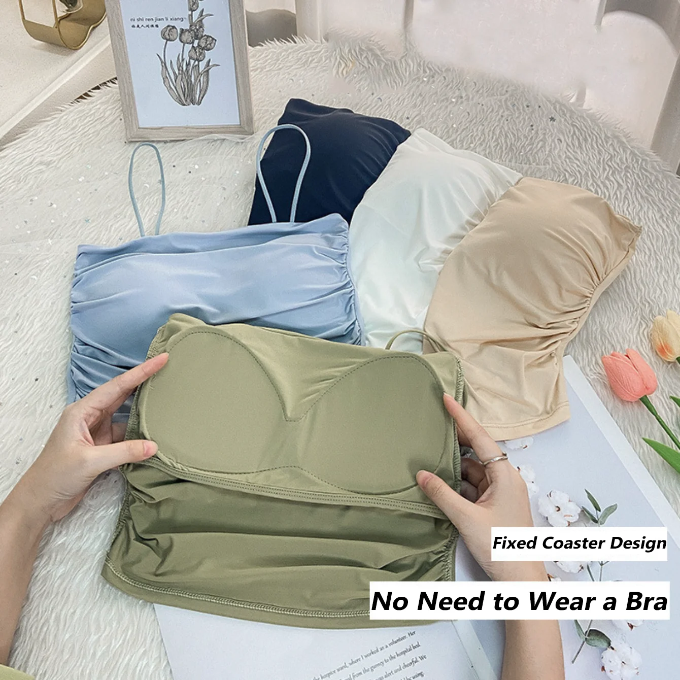 Women Crop Top Sexy Bra Seamle - огляд і ціна T Shirt Bra Seamless