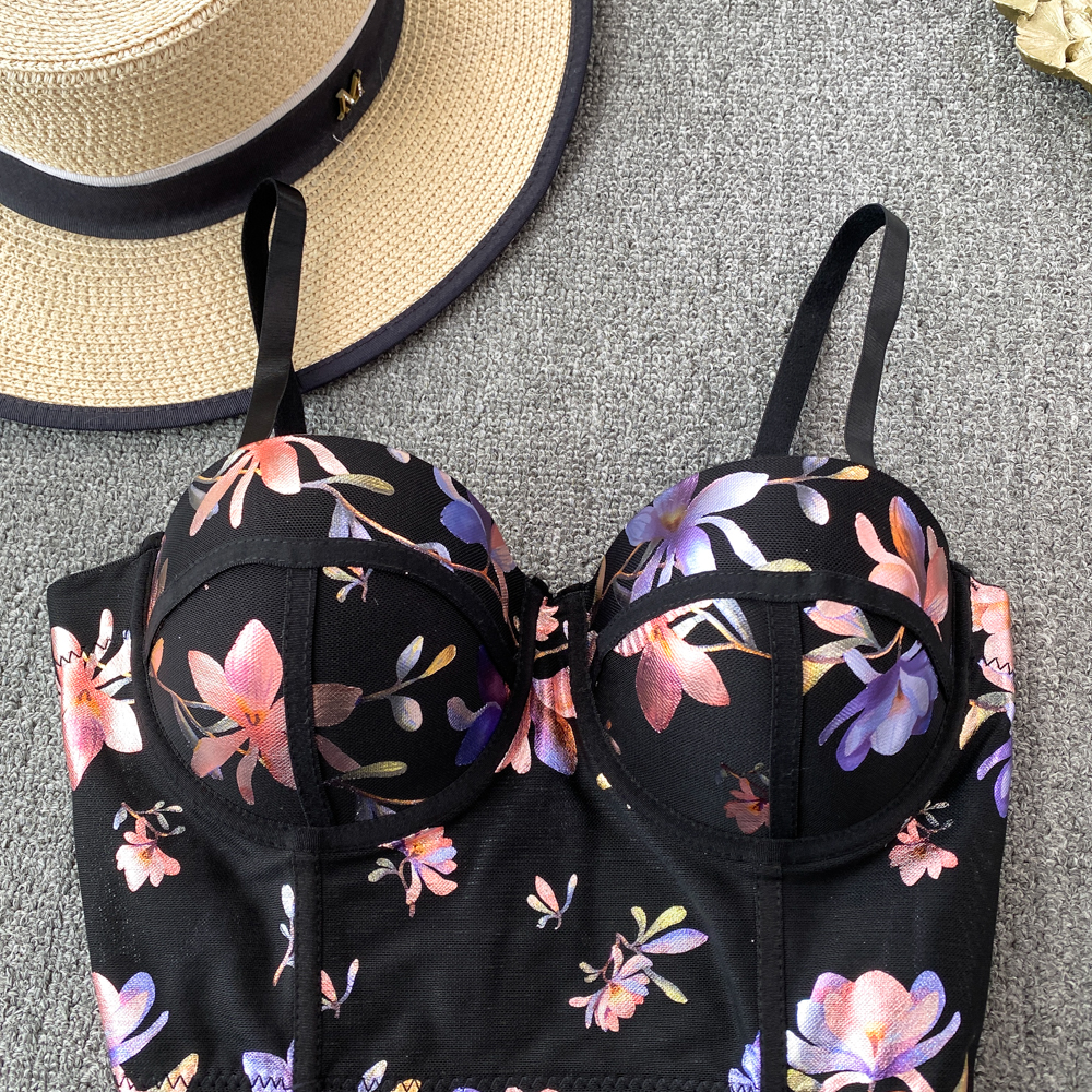 Women Sexy Floral printed Cors - огляд і ціна Cotton Bra Everyday