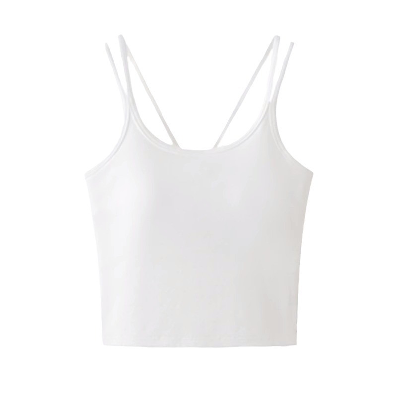 Crop Top Women Sexy Sleeveless - огляд і ціна T Shirt Bra Seamless