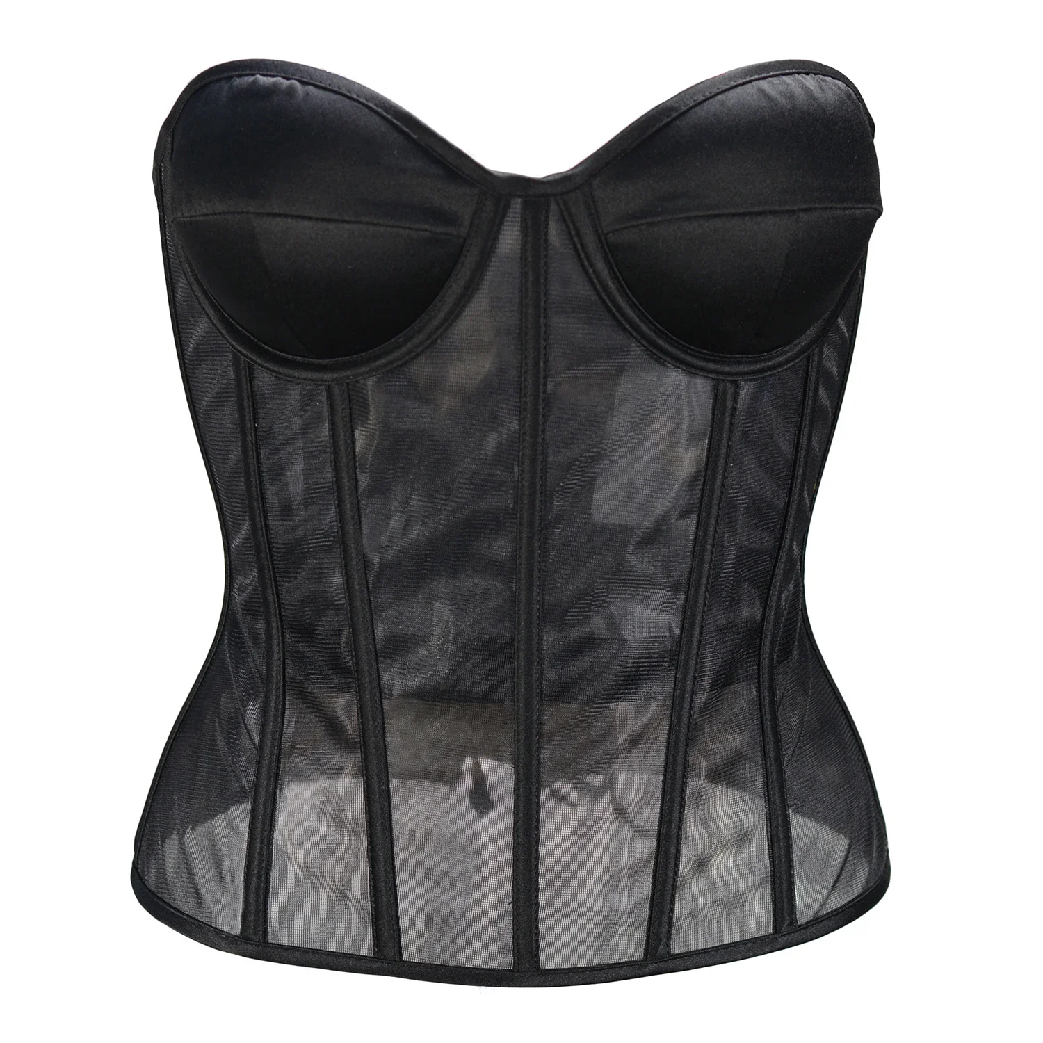 Abdominal Corset Double Layer  - огляд і ціна Sheer Mesh Bra