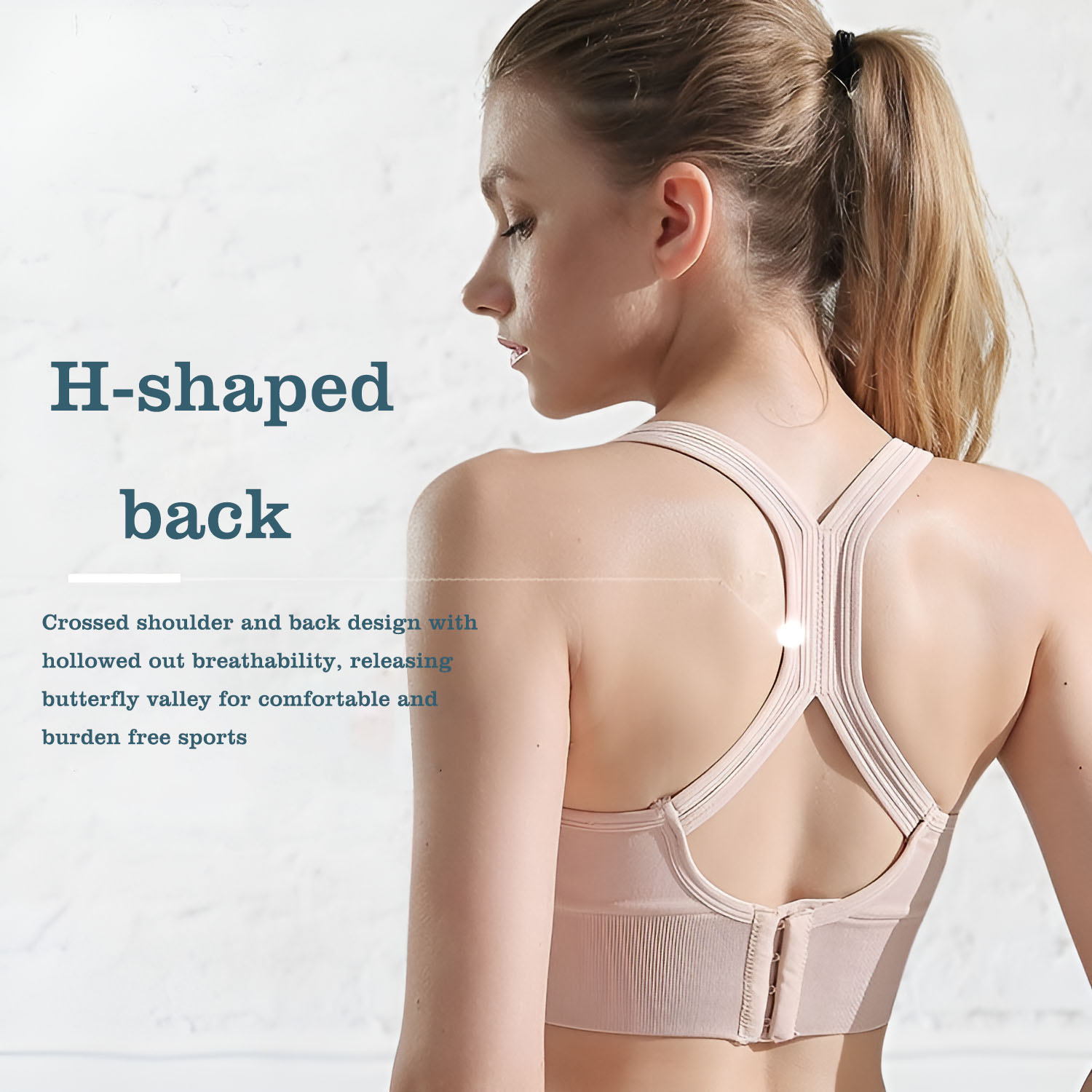 Women's Cross Back Sports Bra  - огляд і ціна Full Coverage Bra