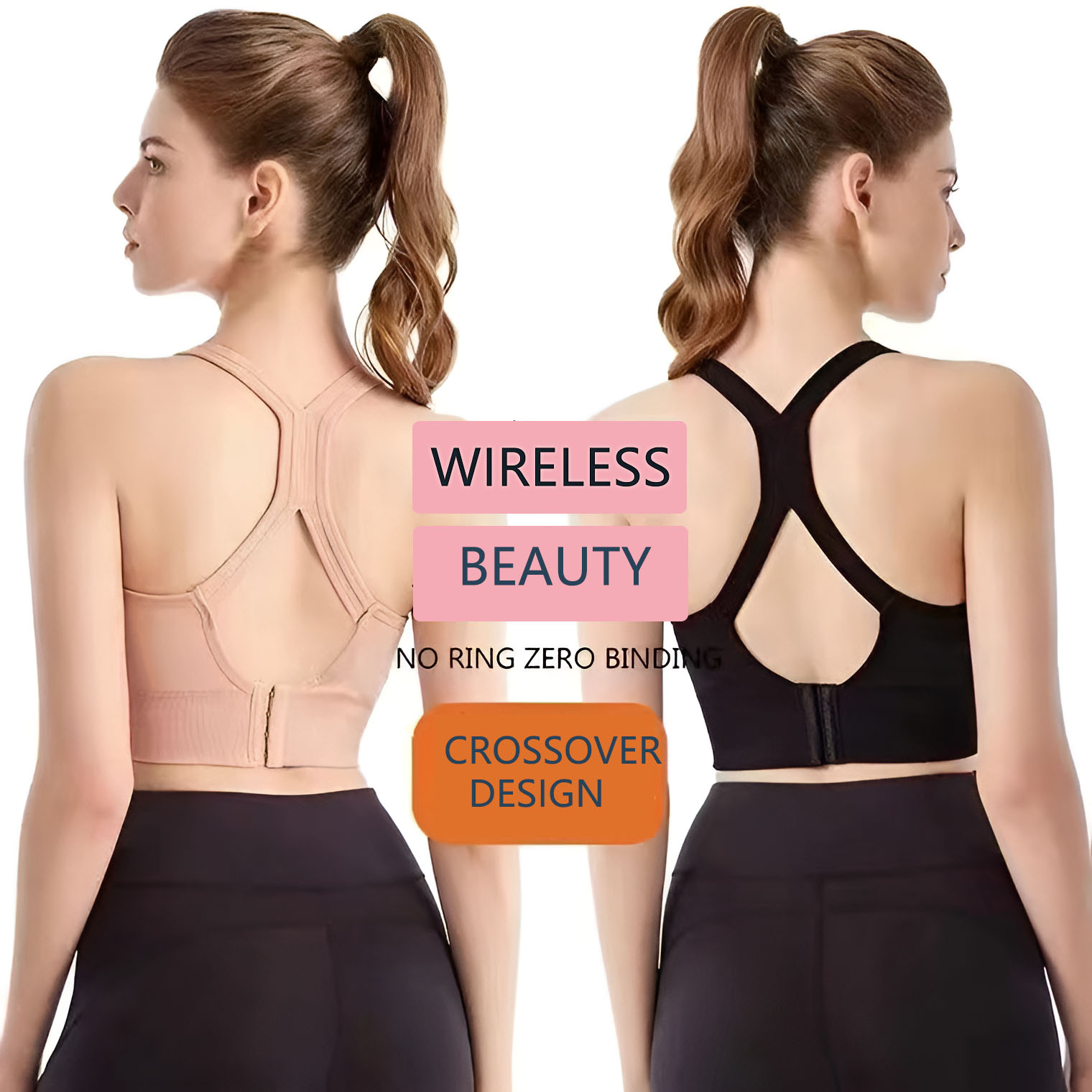 Women's Cross Back Sports Bra  - огляд і ціна Full Coverage Bra