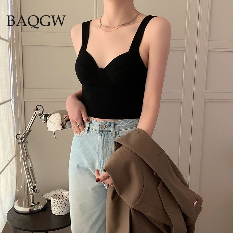 Korean Style Solid Padded Crop - огляд і ціна Underwire Bra Padded