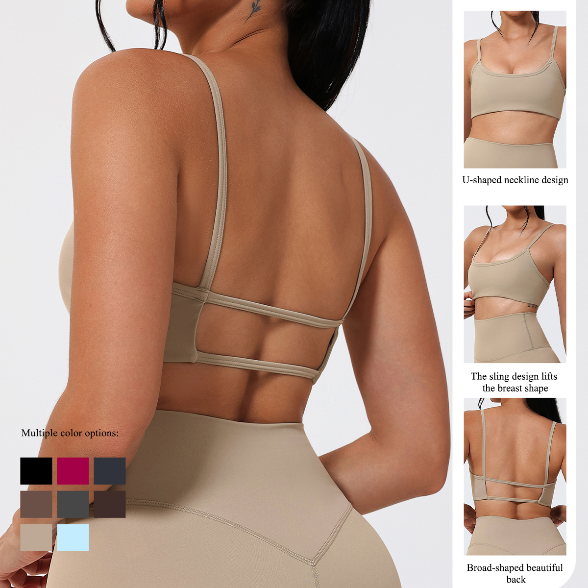 Ctenkevet Summer Backless Spor - огляд і ціна Sports Bra Racerback