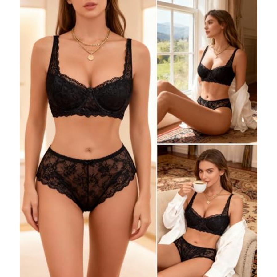 Avidlove Lace Bralettes for Wo - огляд і ціна Demi Bra Balconette